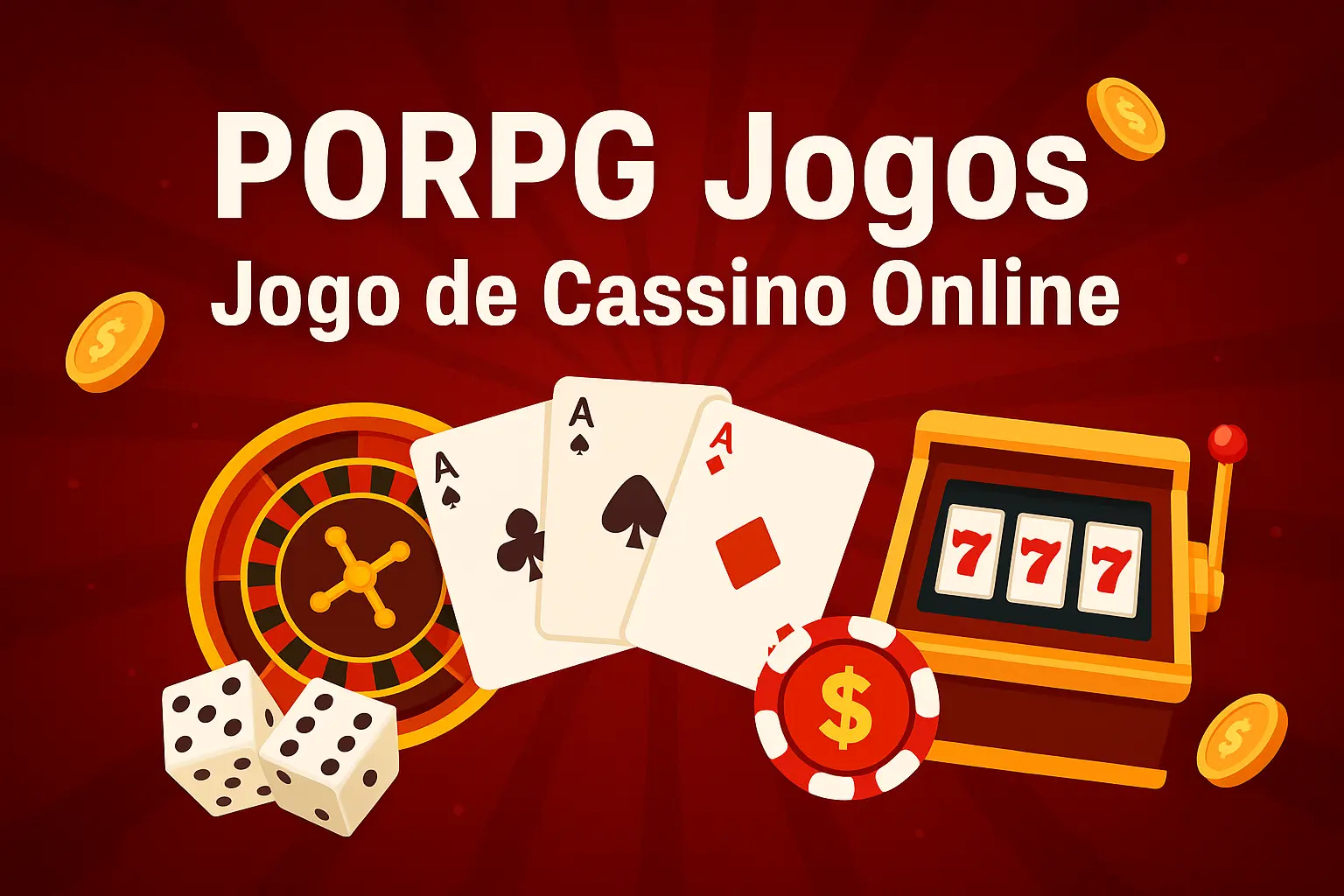 Jogos de cassino online inovadores e emocionantes na PORPG